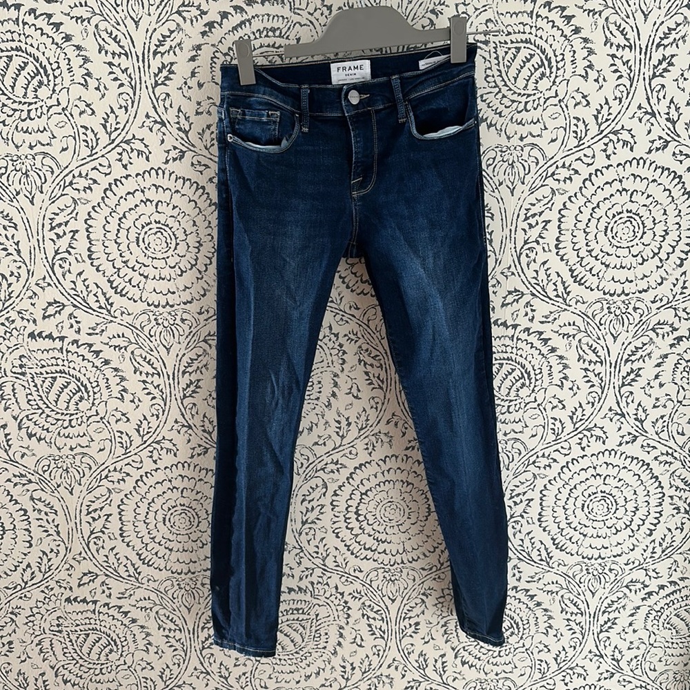 Frame Le Skinny de Jeanne Crop